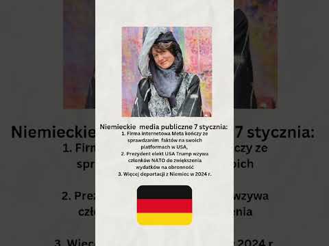 Niemieckie media publiczne 7 stycznia