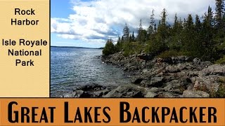 preview picture of video 'Rock Harbor at Isle Royale'