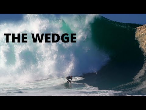 THE WEDGE - BIGGEST WAVES in YEARS | July 4th 2020 | Raw footage