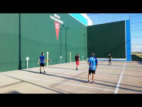 Frontenis final a 3 de consolación open de Rivas últimos tantos emocionantes set 1