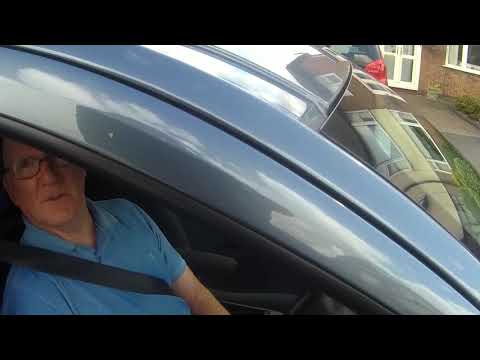 Old guy flattens biker  "literally"