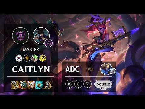 Caitlyn ADC vs Ezreal - KR Master Patch 10.23