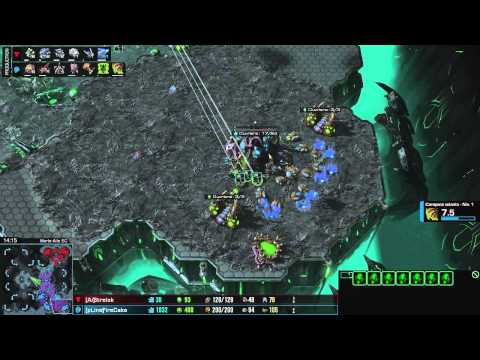 (HD982) Strelok vs FireCake  - TvZ - Heart of the Swarm [FR]