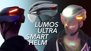 LUMOS ULTRA High-Tech E-Bike Fahrradhelm mit Schild, Licht, Blinker & App - Smart Helm UNBOXING TEST