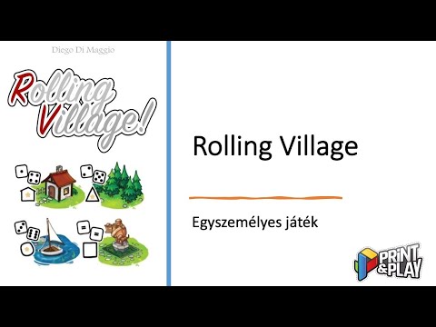 Rolling Village - Egyszemélyes játék (PnP) - Robert SoloPlay
