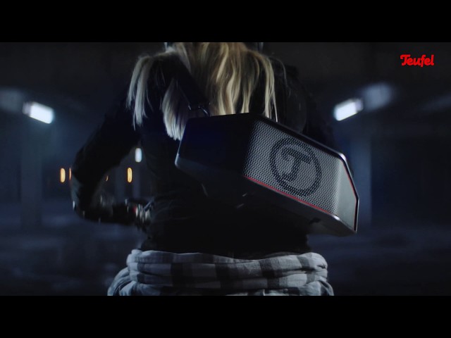 Video Teaser für ROCKSTER CROSS– Robuster Bluetooth-Stereo-Speaker für drinnen und draußen