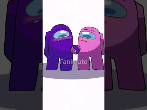 Among us Rodamrix |Hold my hand,now ! | Pink x Purple | #animation meme #amongus #rodamrix #tanimate