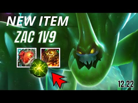 PRE SEASON 13 ZAC JUNGLE NEW BUILD ! #leagueoflegends #lol #riotgames #gameplay