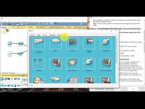 4.3.2.5 Packet Tracer - Investigating Directly Connected Routes