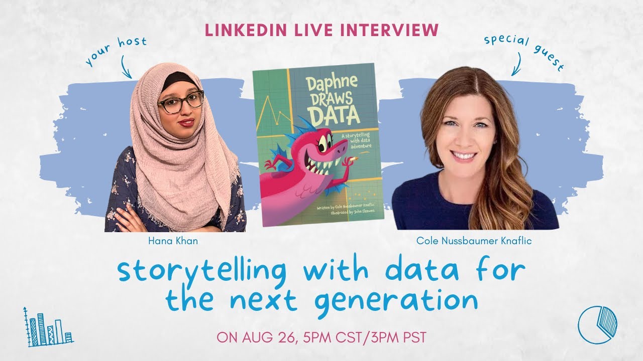 Storytelling with Data for Kids: Cole Knaflic on "Daphne Draws Data"
