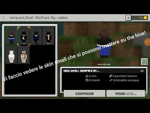 le skin che vengono visualizzate su the hive(like per tutorial)