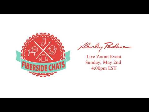 Shirley Paden visits FIberside Chats Sunday May 2nd!