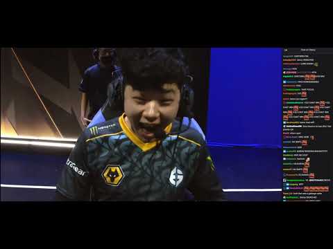 the greatest league play of all time w/ twitch chat [EG Danny vs TL]