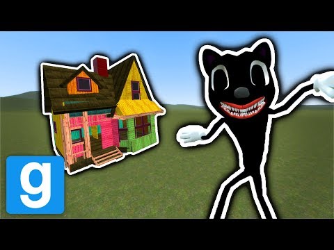 CARTOON CAT VS HOUSE!! (gmod nextbot)