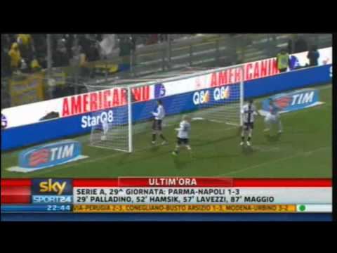 Parma - Napoli 1-3 | Sintesi Highlights Sky Sport 24 | 13/03/2011 | 29^ giornata serie A | HQ