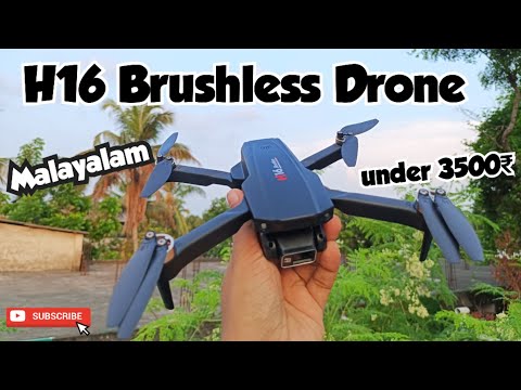 H16 brushless Drone Unboxing - Malayalam