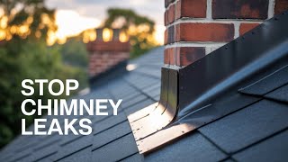 Chimney Flashing Repair - How to Fix Leaks