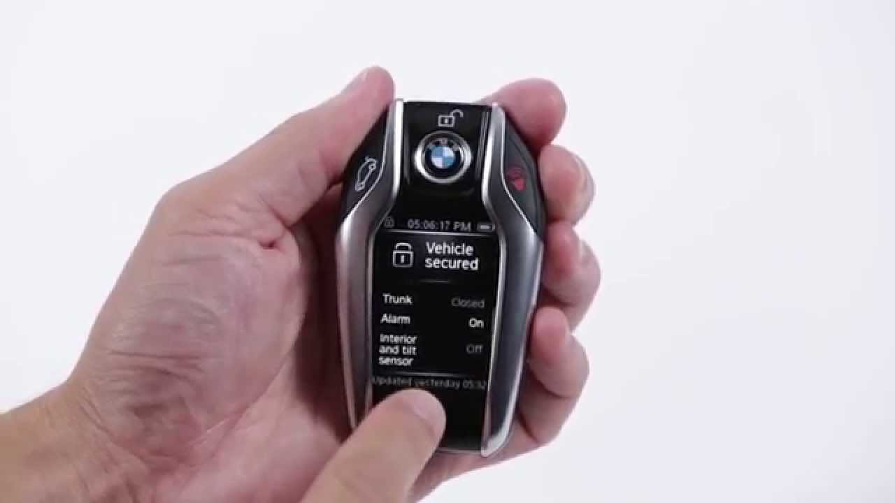 2016 BMW 7 Series Display Key Functions Showcased – Video - autoevolution