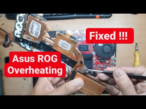 ASUS ROG Strix G Disassembly & Thermal Paste Replacement | Fix Overheating Laptop