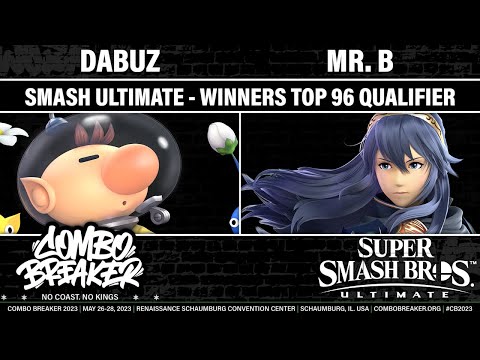 COMBO BREAKER 2023 WINNERS TOP 96 QUALIFIER - Dabuz (Olimar) vs Mr. B (Lucina) - Smash Ultimate