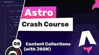 Astro Crash Course #8 - Content Collections (with JSON)