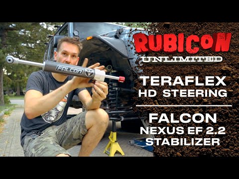 Hefty Steering Overhaul! Teraflex HD Steering W/ Falcon Nexus 2.2 Stabilizer
