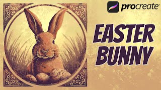 Easter Bunny - Procreate tutorial #176