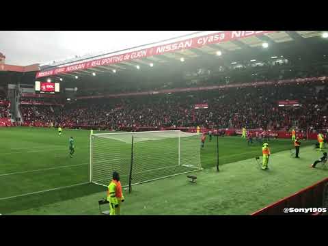 Gol de Michael Santos al Córdoba visto desde la grada (Sporting 3, Córdoba 2).