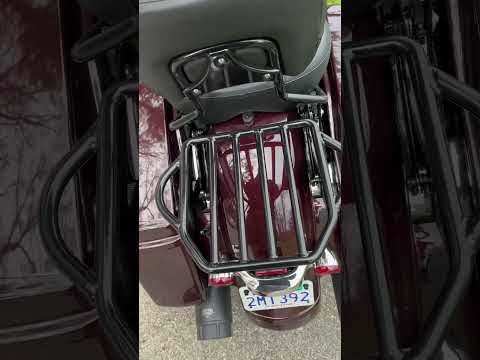 Amazon luggage rack for Harley touring models #harleydavidson #amazon