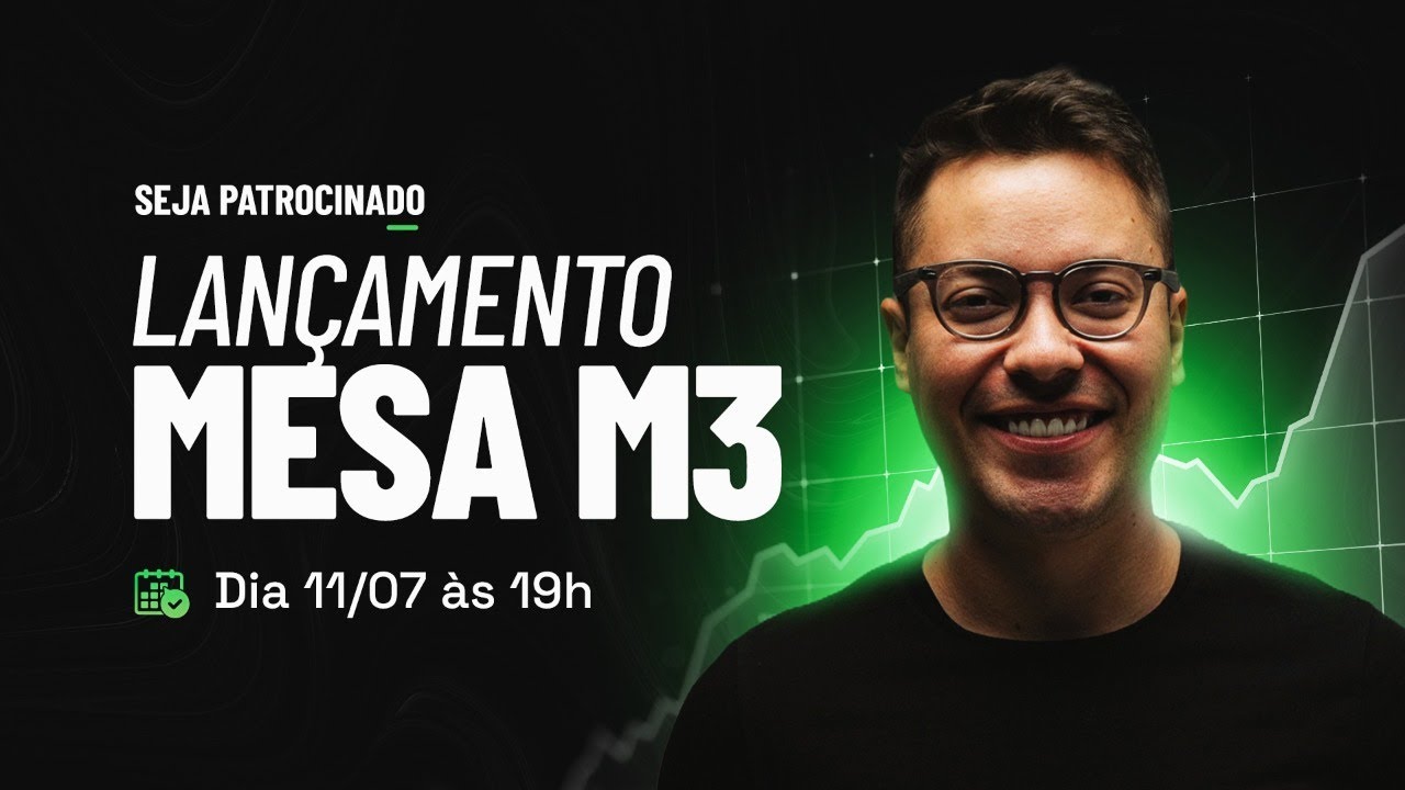 SEJA UM TRADER PATROCINADO | MESA PROPRIETÁRIA M3