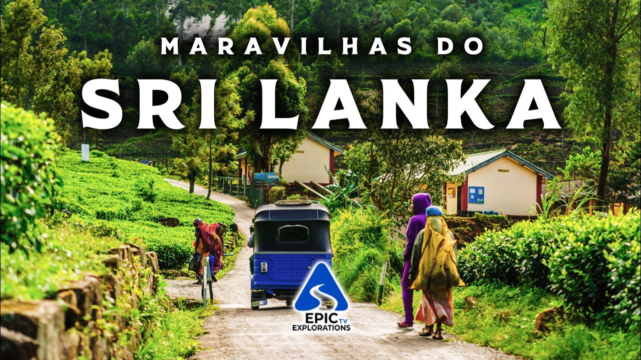 Maravilhas do Sri Lanka | Uma Gota no Oceano Índico | Lugares mais Bonitos do Sri Lanka | 4K