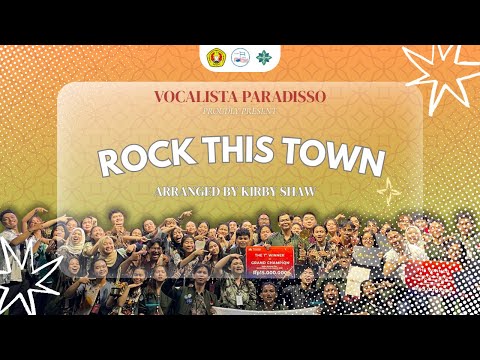 ROCK THIS TOWN, Arr. Kirby Shaw - PSM Vocalista Paradisso UPN Veteran Yogyakarta