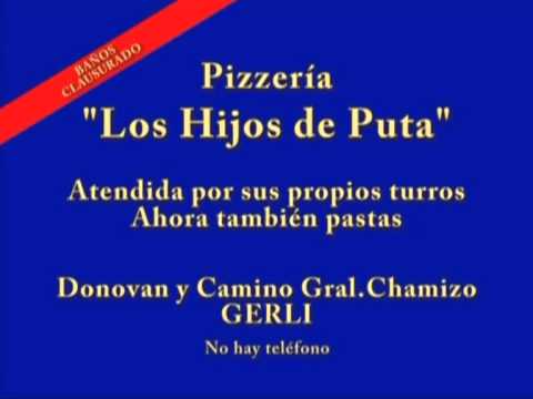 Peter Capusotto y sus Videos - Pizzería Los Hijos de Puta - 5º Temporada - Programa 6 (2010)