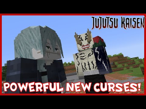 The True Gingershadow - NEW POWERFUL CURSE SPIRITS, NEW CURSE TECHNIQUES & MORE! Minecraft Jujutsu Kaisen Mod Review