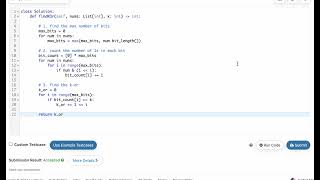 Download the video "Weekly Contest 369 : Find the K-or of an Array || Solution in Description || C++ || Java || Python"