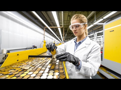 Wie Täglich Millionen Euro-Münzen Hergestellt Werden