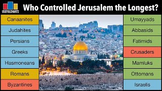 Who Controlled Jerusalem the Longest? | Timeline of the World's Most Fought-Over City