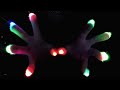 ASMR Hypnotic Hand Movements With Led Gloves And Mouth Sounds One Minute Asmr