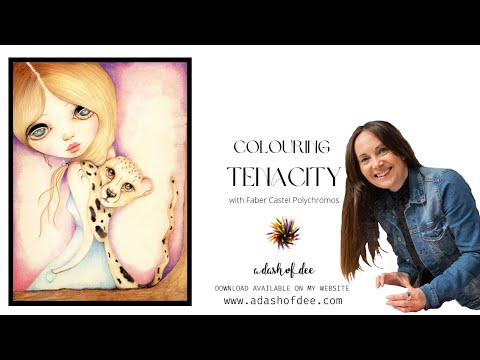How To Colour Tenacity The Leopard With Pencils