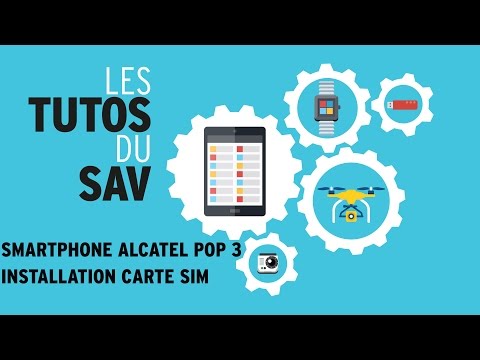 Darty tutos Système-D : Alcatel Pop 3 - comment installer la carte SIM