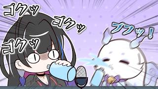 【手描き】メロコの誇張モノマネに噴き出すちょま【ルンルン/狂蘭メロコ/メロちょまラジオ/にじ甲サイレン/にじさんじ/切り抜き】