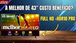 Smart TV LG 43LR6700 Vale a Pena em 2026? REVIEW COMPLETO da LG Full HD