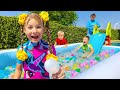 Diana And Roma Water Balloons PlayDate With Baby Oliver