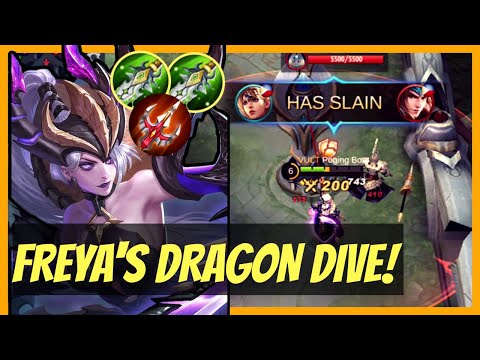 FREYA GAMEPLAY OFFLANE IN THE NEW UPDATE! FREYA BEST BUILD GUIDE | FREYA GUIDE MLBB | DreamPlaysPH