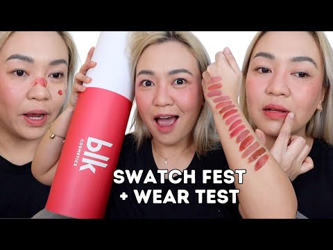 BAKIT GANITO NA ANG BLK CREAMY ALL OVER PAINT? SWATCH FEST + WEAR TEST!!!
