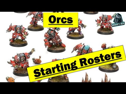 Orc Rosters - Blood Bowl Season 3