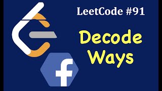 YouTube video 'LeetCode #91: Decode Ways | Facebook Coding Interview'