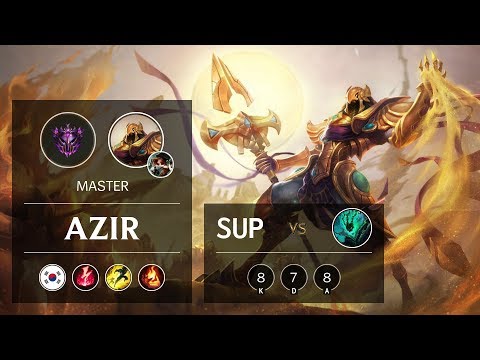 Azir Support vs Thresh - KR Master Patch 9.24