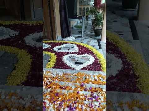 Flower Decoration ||🥰😇🙏 #flower #flowerdecoration #flowers #flowergarden #flowerrangoli #decoration