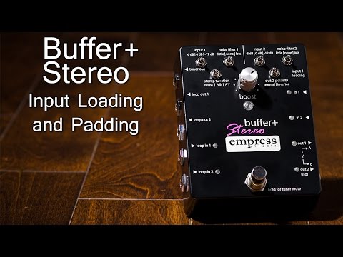 Empress STEREO Buffer+ Vintage Pedal - MINTY! image 17